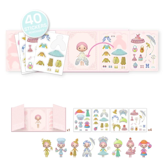 Tinyly Miss Lilypink Levehető matricák