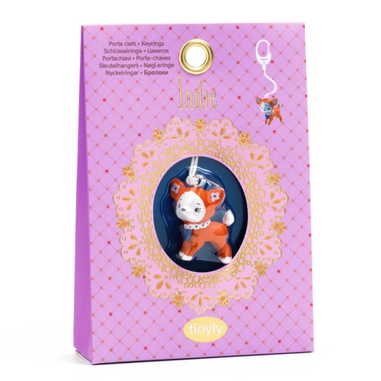 Apró kulcstartó Fox India Djeco