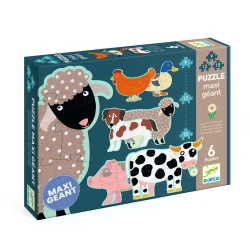 Óriás Állatos Puzzle 72 db