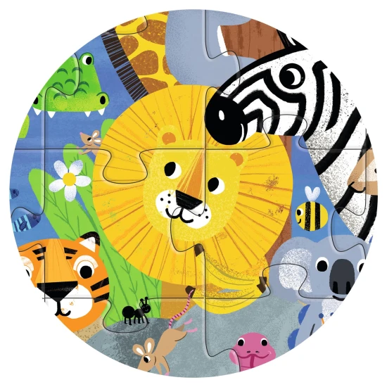 Óriás oktató kirakós Dzsungel 54 darabos