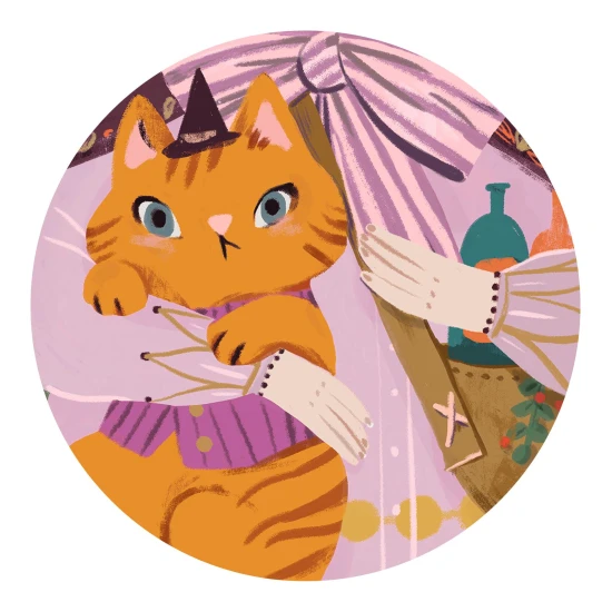 Óriás kirakó Boszorkányliliom 36 darabos