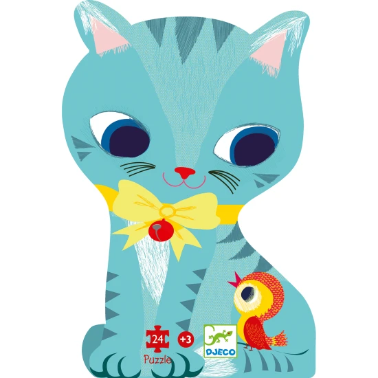 Sziluett kirakó: Cica