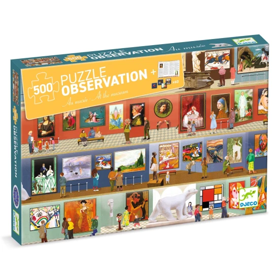 Djeco Puzzle A múzeumban 500 db Djeco Puzzle A múzeumban 500 db DJ07415
