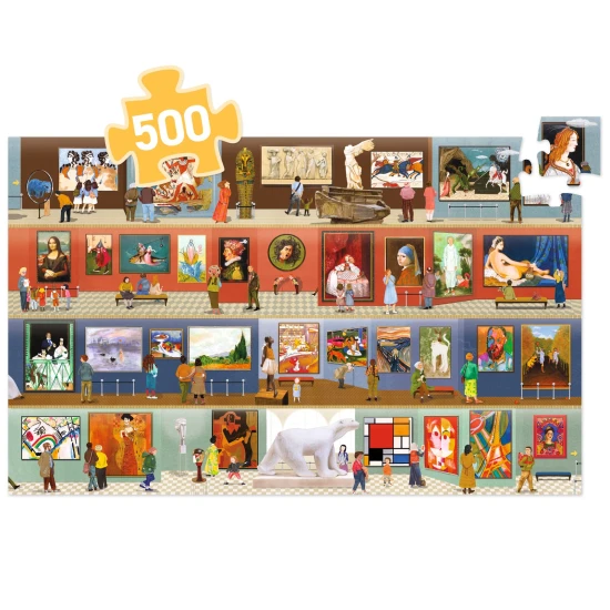 Djeco Puzzle A múzeumban 500 db Djeco Puzzle A múzeumban 500 db DJ07415