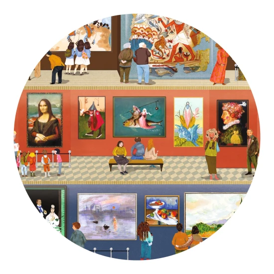 Djeco Puzzle A múzeumban 500 db Djeco Puzzle A múzeumban 500 db DJ07415