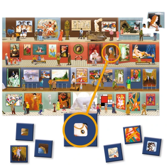 Djeco Puzzle A múzeumban 500 db Djeco Puzzle A múzeumban 500 db DJ07415