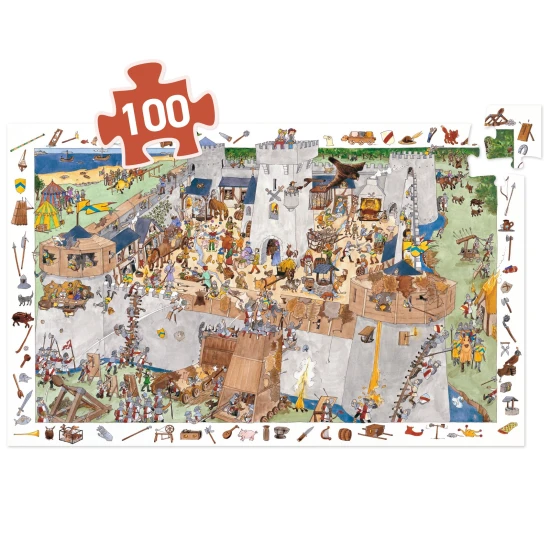 Felfedező puzzle Erődített vár 100 db