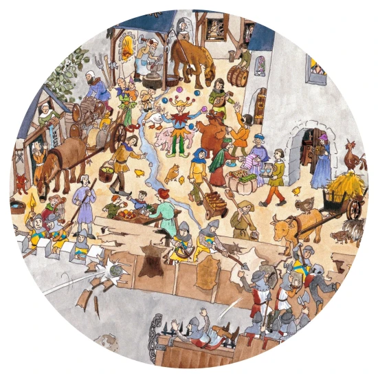 Felfedező puzzle Erődített vár 100 db