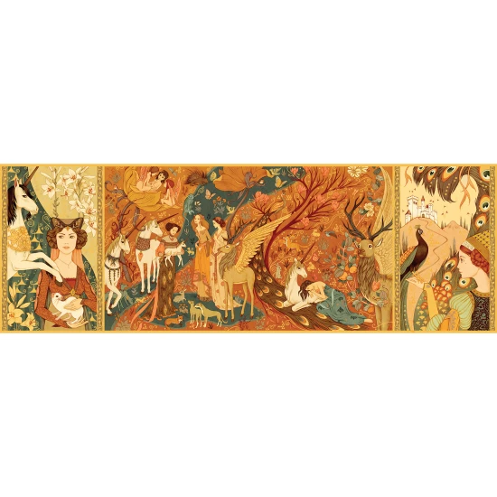 Puzzle Galéria Kert egyszarvúval 500 darabos