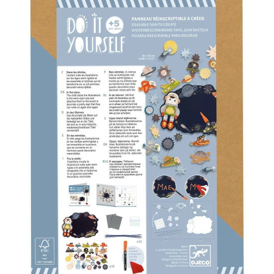 Készítsd el saját törölhető tábládat a csillagokban!