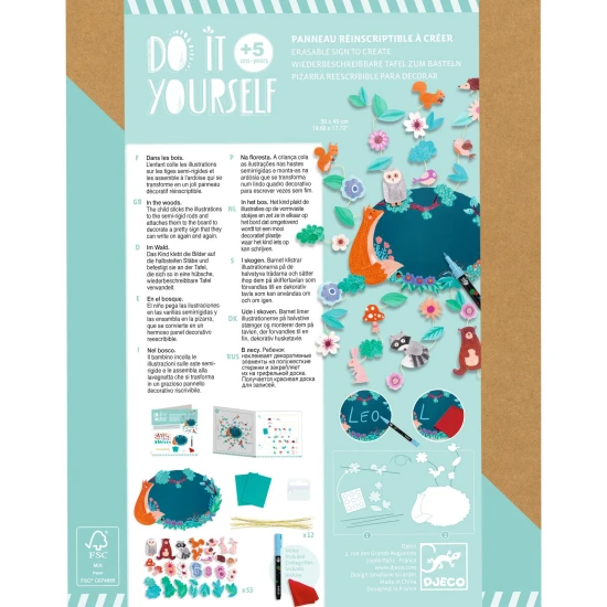 Készítsd el saját törölhető tábládat az erdőben!