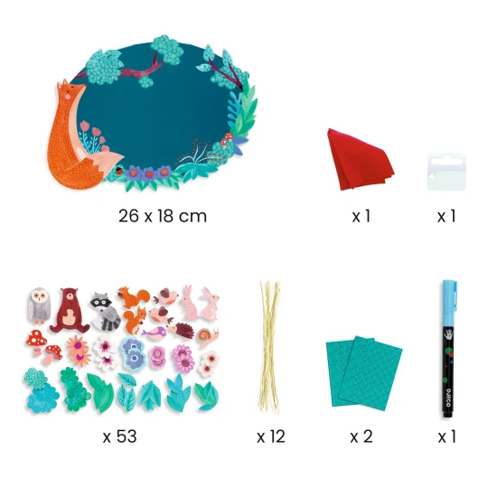 Készítsd el saját törölhető tábládat az erdőben!