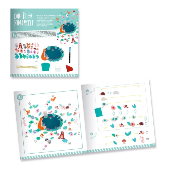 Készítsd el saját törölhető tábládat az erdőben!