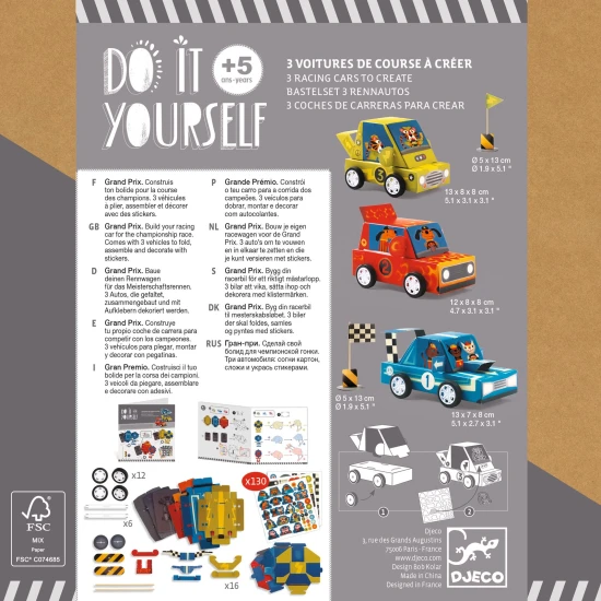 DIY Keszitsd el magad Grand Prix 3 versenyauto