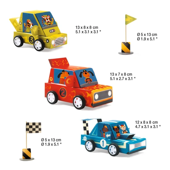 DIY Keszitsd el magad Grand Prix 3 versenyauto