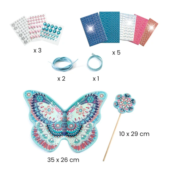 Készítsd el saját tündérszárnyaidat és pálcádat dekorációnak