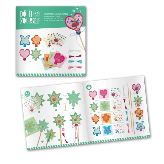 Saját készítésű varázspálcák kis tündérek