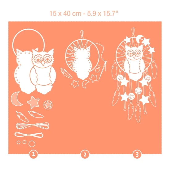 DIY Készítsd el magad Bagoly álomfogó