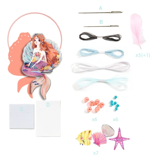 DIY kreatív álomfogó sellő készlet