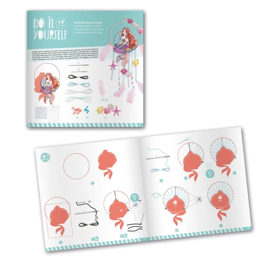 DIY kreatív álomfogó sellő készlet