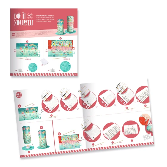 DIY kreatív papírlámpás készlet