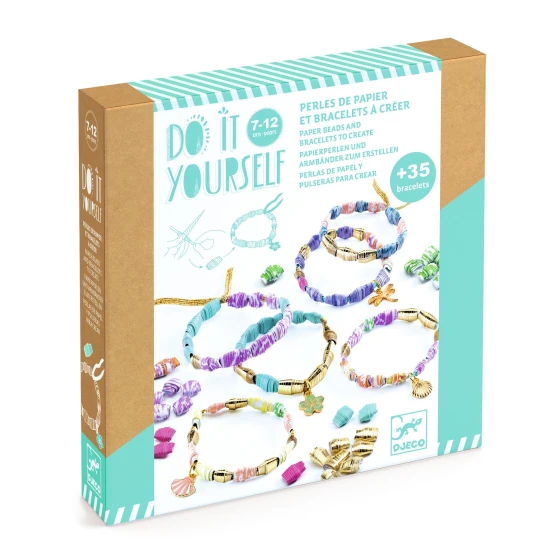 Készítsd el saját kezűleg stílusos arany karkötőket és papírgyöngyöket