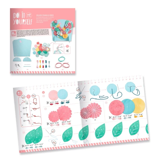 DIY kreatív virág nyaklánc készlet