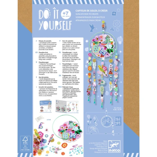 Készítsd el saját napfüggönyödet madarakkal!