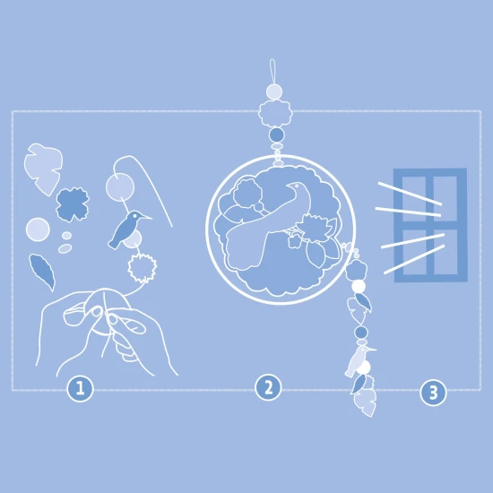 Készítsd el saját napfüggönyödet madarakkal!