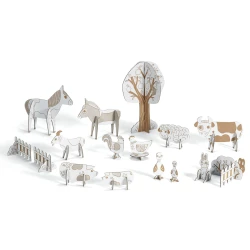 Karton 3D kreatív készlet Farm