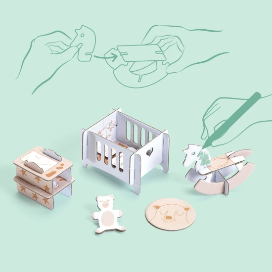 Kreatív babaház készlet