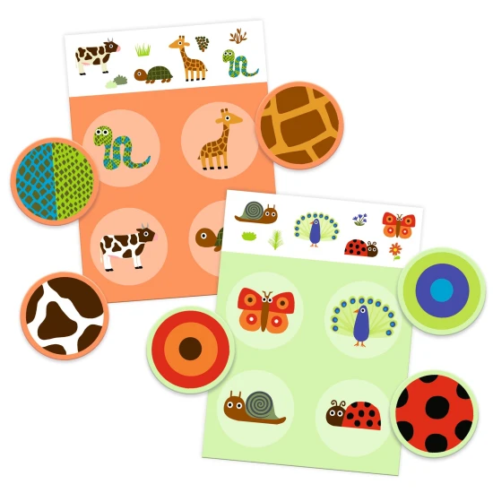 Lottójáték Tollak és szőr Djeco 