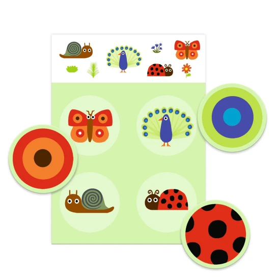 Lottójáték Tollak és szőr Djeco 