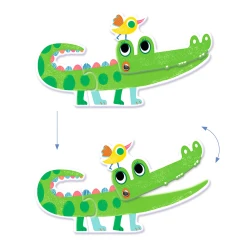 6 darabos mozgatható állatok kirakó duó