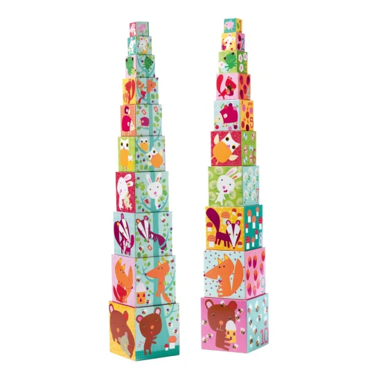 Piramiskockák Erdei állatok