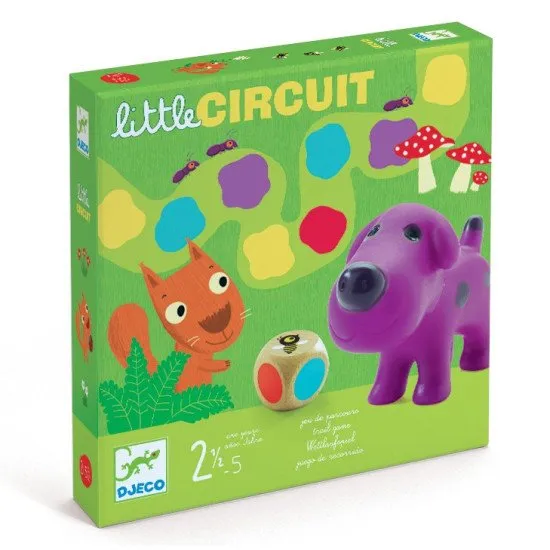 Társasjáték a legkisebbeknek. Aranyos állatok vezetik be a gyerekeket a társasjátékok alapelveibe.