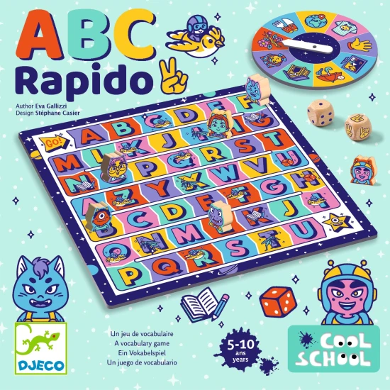 Klassz iskolai oktatójáték: ABC Rapido