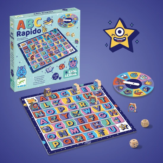 Klassz iskolai oktatójáték: ABC Rapido