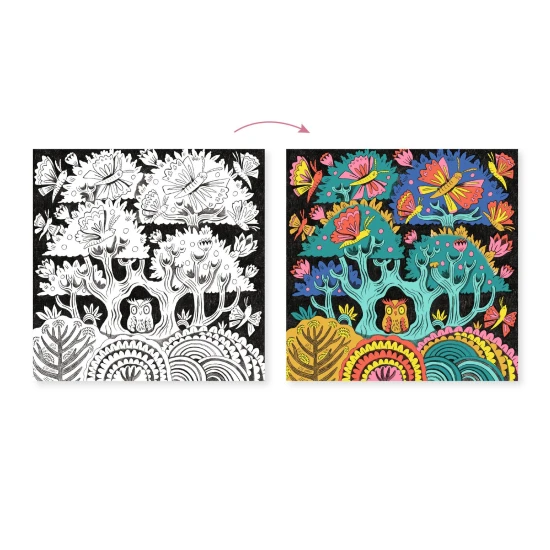 3D művészeti készlet Fantasztikus erdő