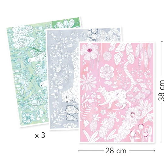 Nagy vadon színező oldalak