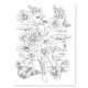 Nagyméretű kifestőkönyvek Természet