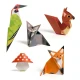 Djeco Origami Erdő papírállatok szett