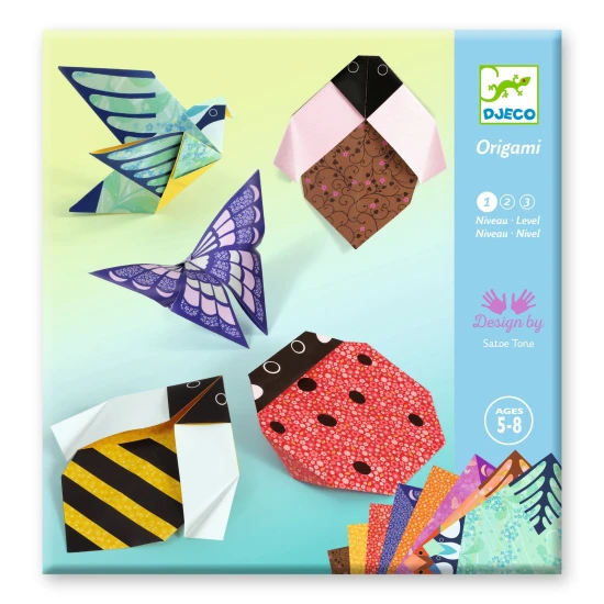 Djeco Origami A kertben papírélőlények
