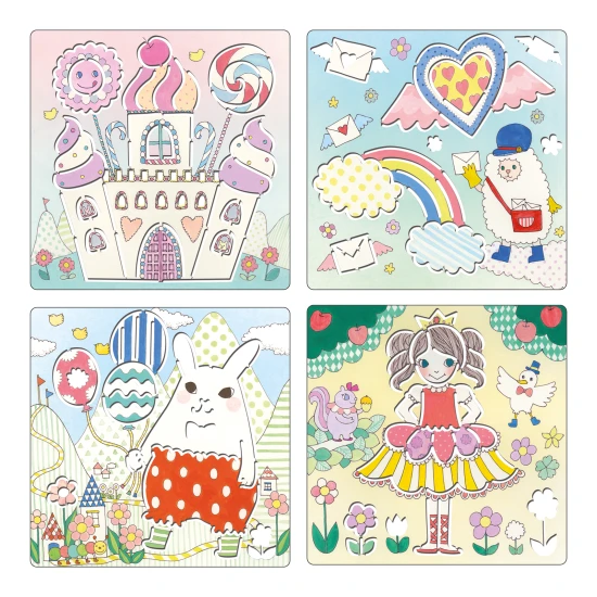 Rajzolás a Kawaiiland sablon szerint