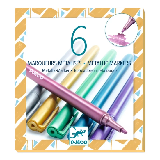 Fémes jelölők 6 db