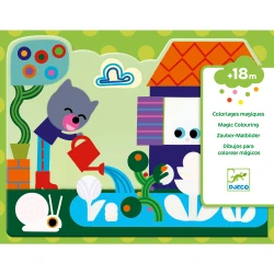 A kertben rejtőzve: varázslatos akvarell