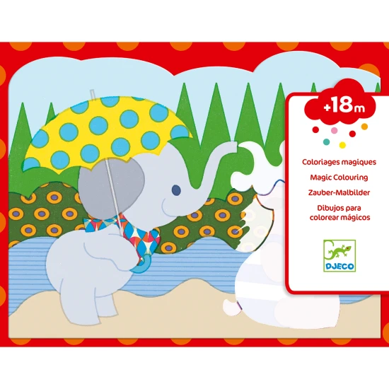 Kint rejtőzködve: varázslatos vízfesték