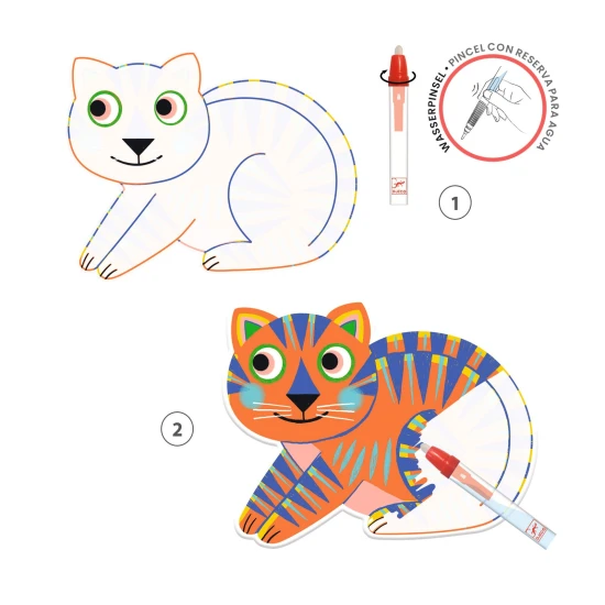 Varázslatos vízfesték állatok