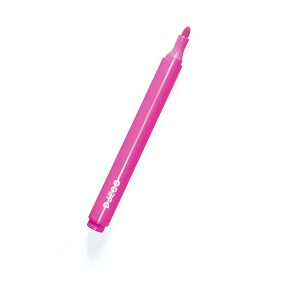 6 db átlátszatlan filctoll a 80-as évek színeiben