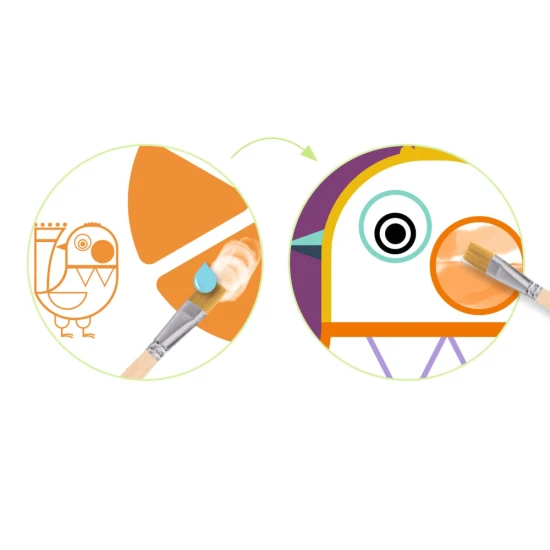 Palettafestés pufók arcokkal gyerekeknek – Makacsmentes kreativitás, palettafestés kis művészeknek.